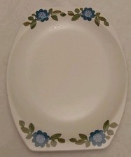 Vintage J and G Meakin Oblong Plate Serving Platter Floral Design England 12inch