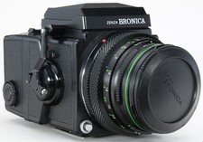 BRONICA ETRS + EII 75mm 2.8 + 120 Film Back + Waist Level Finder