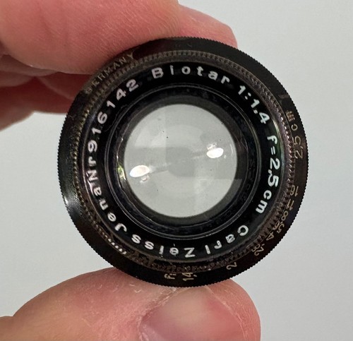 Vintage zeiss biotar 25mm - vintage,