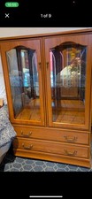 Display Cabinet w Glass & 2