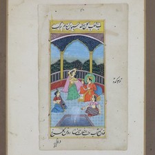 Indian miniature gouache - miniature,