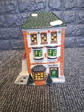 Vintage Christmas Village House Shoe Maker Shop And Dentist . 