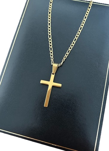 14k solid crucifix - 14k,