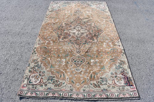Turkish vintage area rug - turkish,