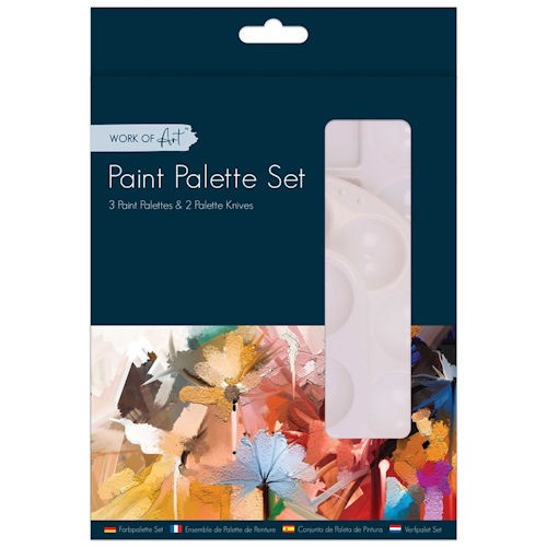 Pack paint palette set art - set,