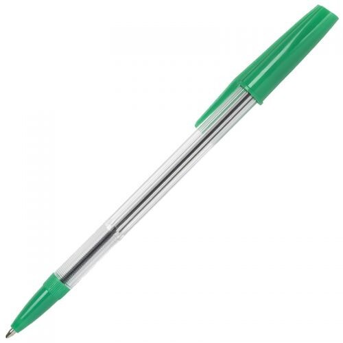 Green ballpoint pen with - pen,