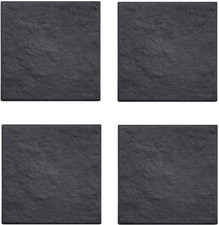 4XBLACK TEXTURED GARDEN PAVING