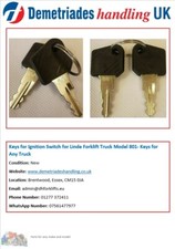 Keys for Ignition Switch for