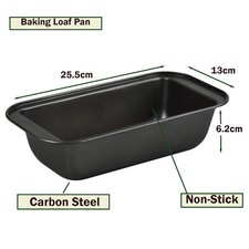 Non-stick Loaf Tin Cake Pan Bread Baking Tins 25.5 x 13 x 6.2cm Oven Tray Dish