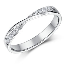 3mm 9ct White Gold Romantic