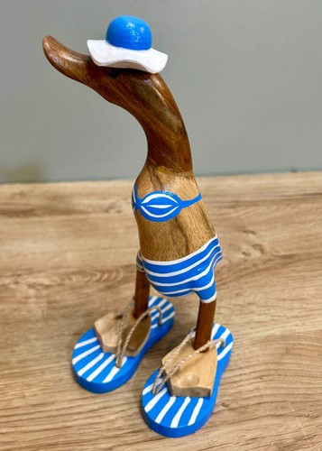 Carved wooden ducks bikini - carved,
