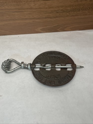 Vtg cast iron - cast, damper