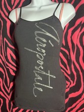 Aeropostale Graphic Cami Black