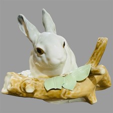 Lladro "Rabbit Eating" (Grey)