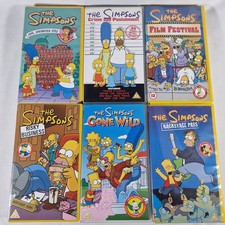 The Simpsons VHS Bundle x6 inc