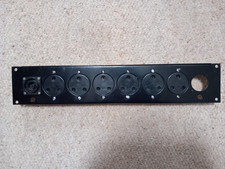 2U Outputs Plate Rack Panel 19" 15a  Dimmer outputs Stage Lighting Disco