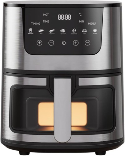 Digital air fryer visible - digital,