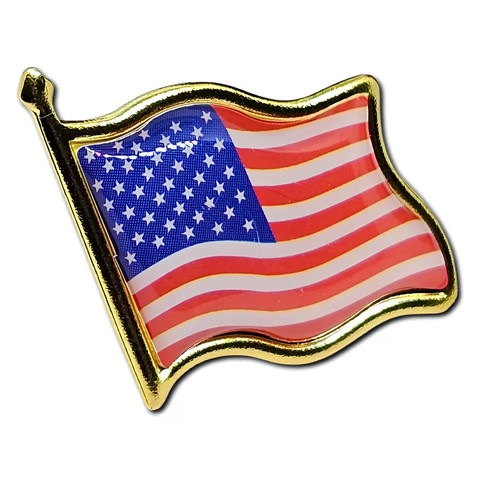 Lapel pins usa flag badges - 10,