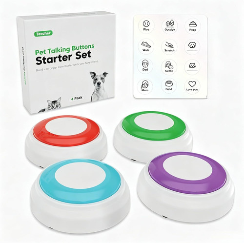 Dog talking buttons pack - dog, buttons,