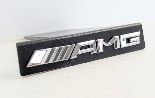 Chrome amg badge - chrome, benz