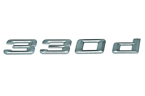 Bmw genuine rear emblem 330d - rear,
