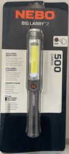 NEBO Big Larry 2 Torch COB LED Work Magnetic Flashlight Light Grey Camping 500LM