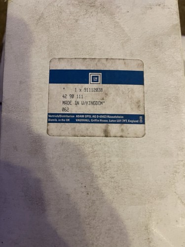 Vauxhall air filter 91112038 - air,