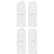 2 Pairs Window Latches Sliding Lock Plastic Tilt Replacement