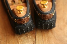 Prada Crocodile Leather Navy