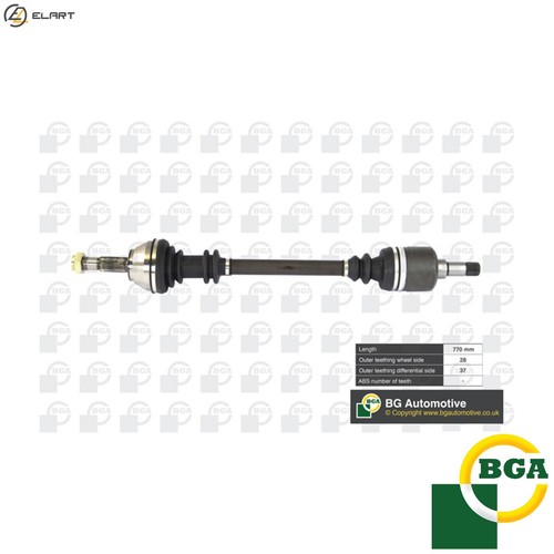 Drive shaft ds6710l for fiat - for,