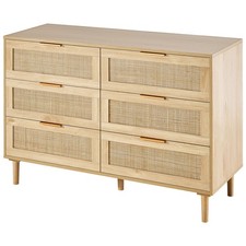 Uimoso Rattan Drawer Dresser
