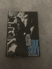 Our Story by Ron and Reg Kray Hardcover Signed By Brad Kray