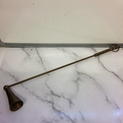 Brass candle snuffer - snuffer,