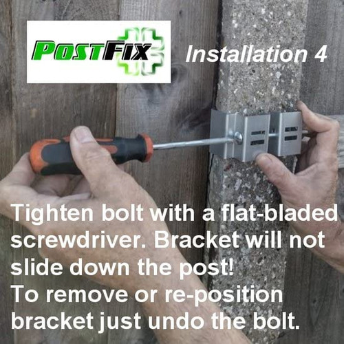 Postfix slotted concrete - postfix, fence