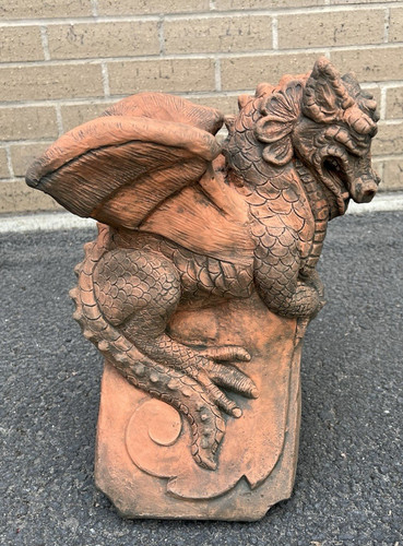 Dragon roof finial - , 90°