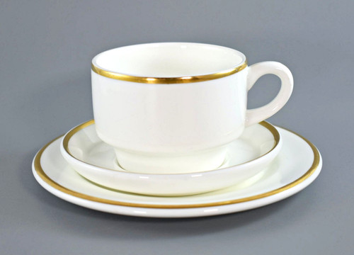 Wedgwood metallised bone - metallised,