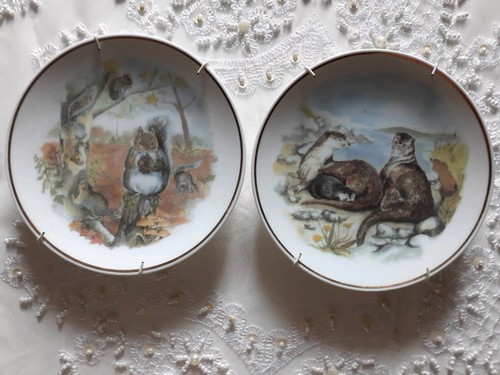 Two decorative plates for wall - decorative,