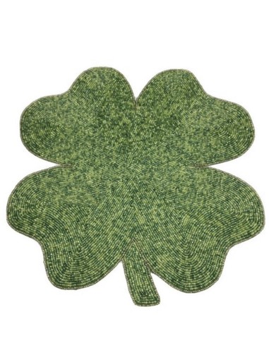 New beaded shamrock leaf - shamrock,