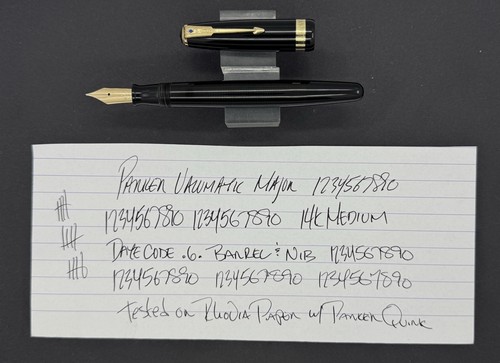 Parker vacumatic major - parker,