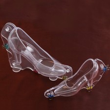  Creative Chocolate Cake 3D High Heel Shoes Candy Jelly Sugar Paste Moulds