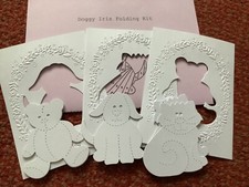 Iris Folding Cat Dog  Bear 12