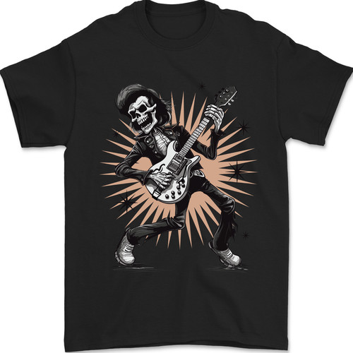 Rockabilly skeleton skull - rockabilly,