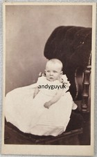 CDV BABY IN CHAIR BY MOSES