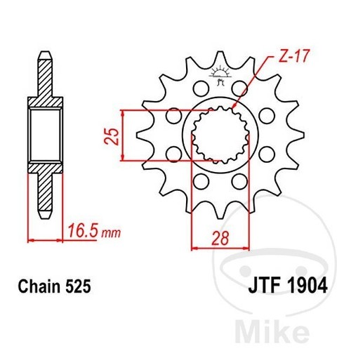 Sprocket suitable for - suitable,