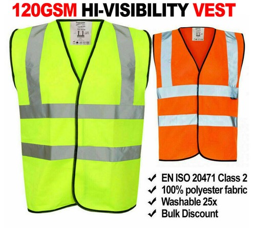 120gsm viz vest - hi,