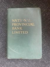 National Provincial Bank Limited Book Shaped Money Box  Unknown Coins Inside