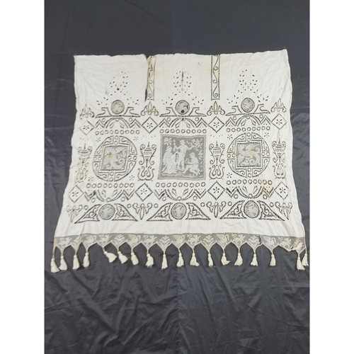 Vintage italian filet lace - vintage,