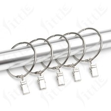 Metal Curtain Pole Hooks With