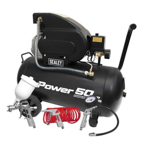 Sealey air compressor - sealey, with
