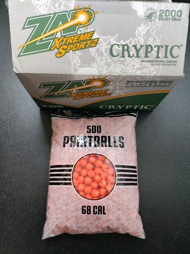 Zap cryptic paintballs - paintballs, 68cal